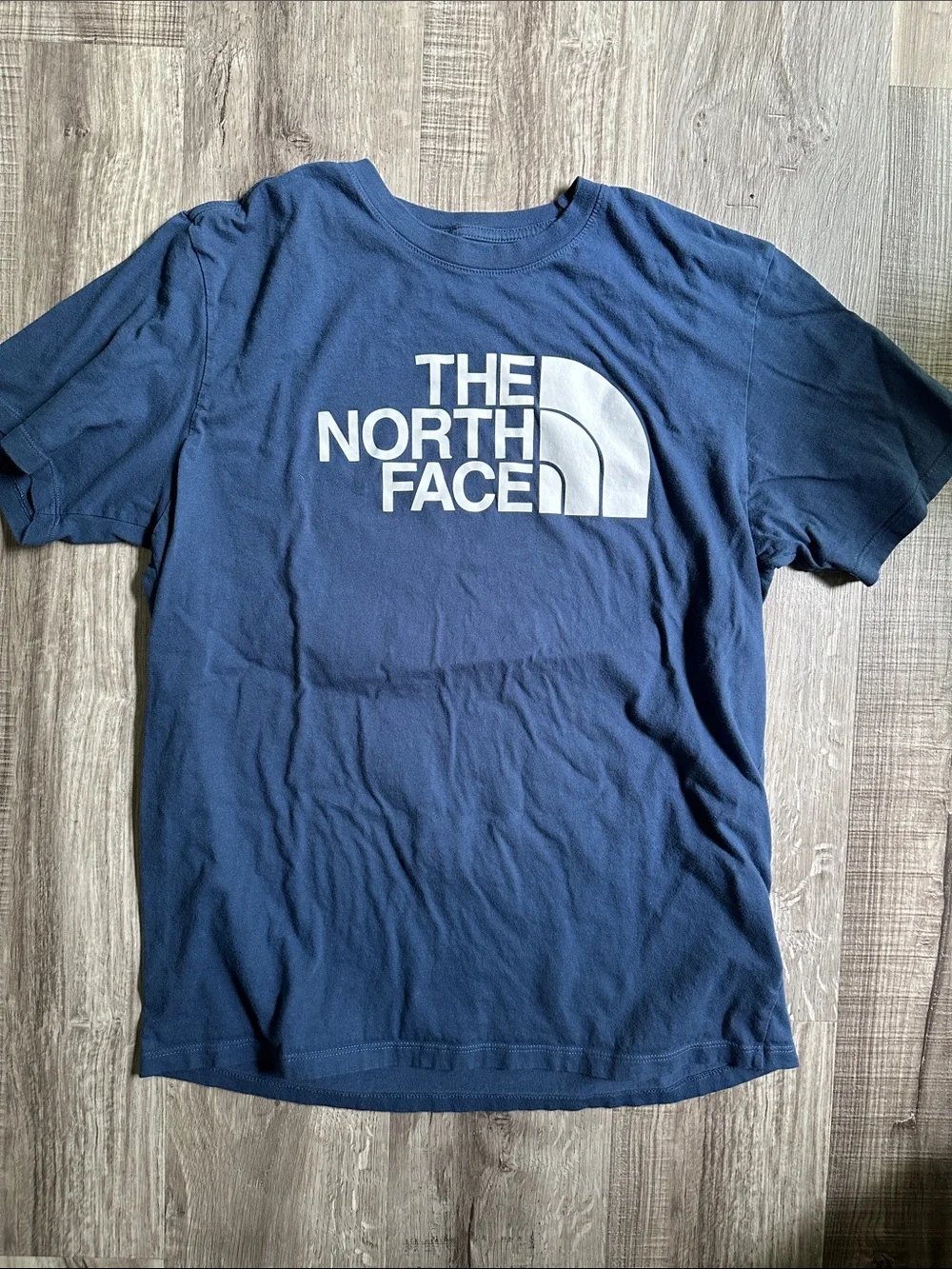Men’s The North Face Navy Blue Tee with White Logo